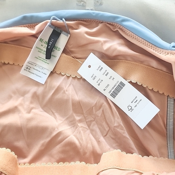 NWT J. Crew Rouched Square neck one piece swimsuit size 24 - Picture 4 of 6